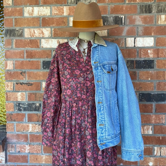 Vintage Laura Ashley Floral Boho Lace Button Up Maxi Dress ✨ Final Price ✨ - Picture 2 of 12